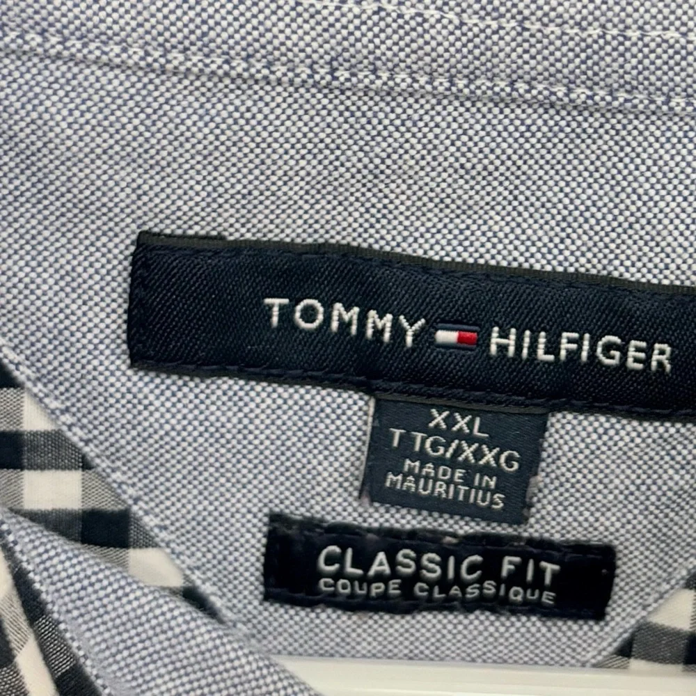 Tommy Hilfiger Men's Black and White Gingham Shirt - Picture 8 of 8